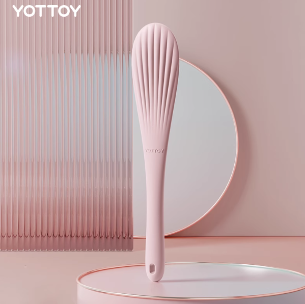 YOTTOY Seashell Series Handheld Silicone Slap Board - Pink 优特贝壳系列经络拍痧板-落樱粉