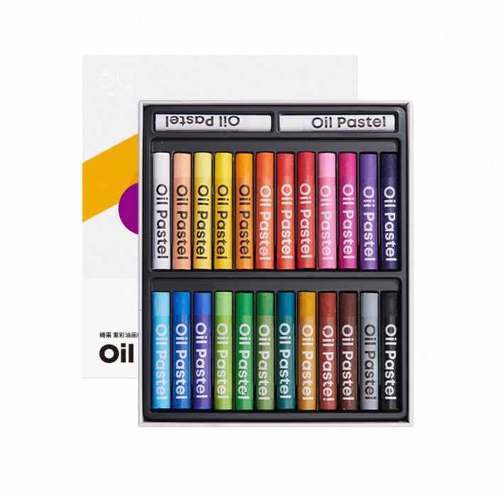 KALOR Oil Pastel - Classic 24 color 绮采 重彩油画棒 经典色 24色
