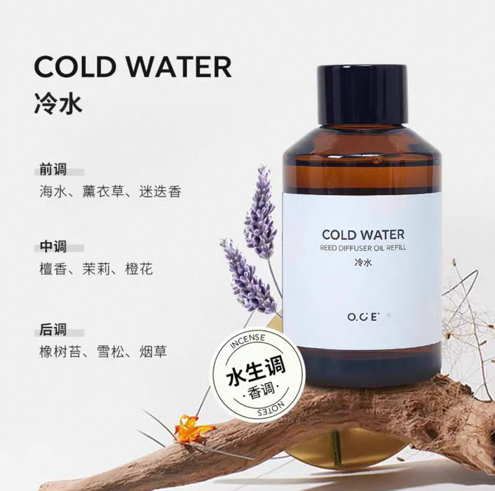 O.C.E.Reed Diffuser Refill - Cold Water 100ml O.C.E.藤条香薰补充装 冷水 100ml