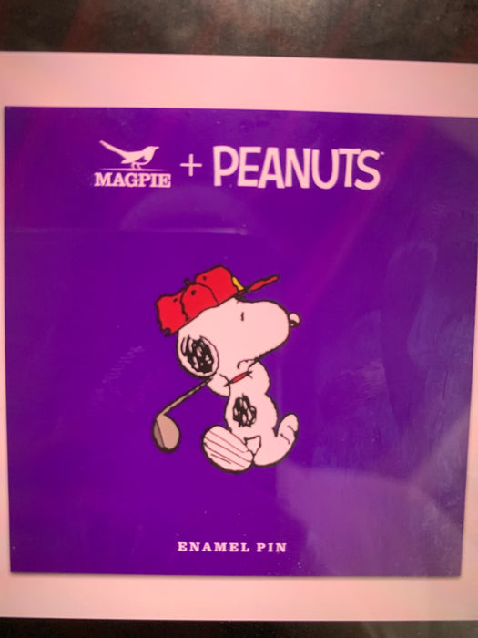 peanuts sport pin golf