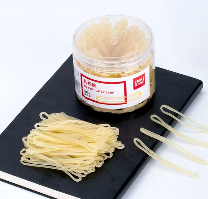 DELI No.3211 Latex Loop Rubber Bands 得力乳胶圈