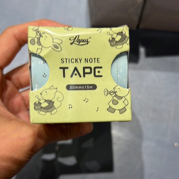 PAPUS Sticky Note Tape - Band乐队主题便笺胶带