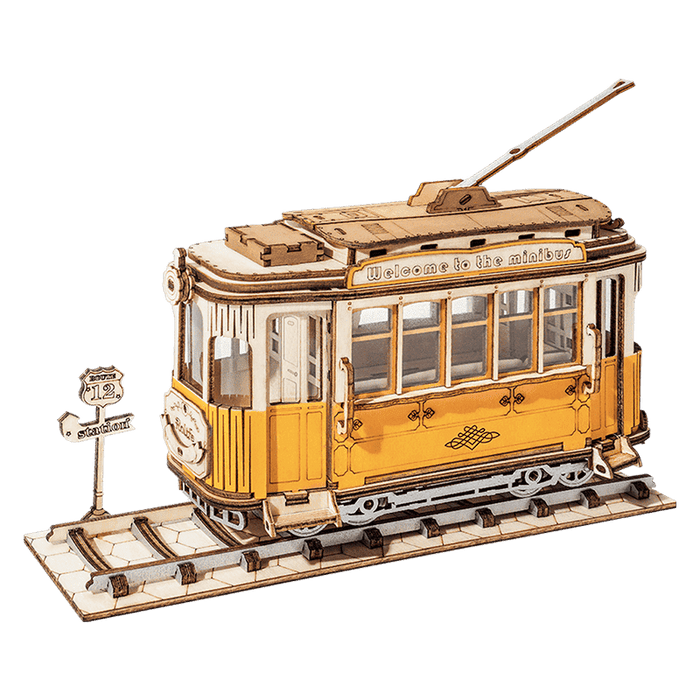 ROLIFE Tramcar TG505 若来DIY手工拼装模型 有轨电车