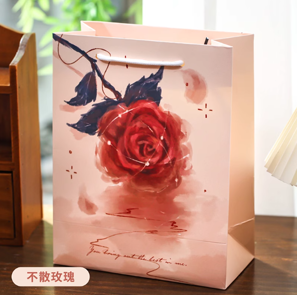 MR.PAPER Rose Series Paper Gift Bag - Medium 纸先生玫瑰主题礼品袋 中号-不散玫瑰