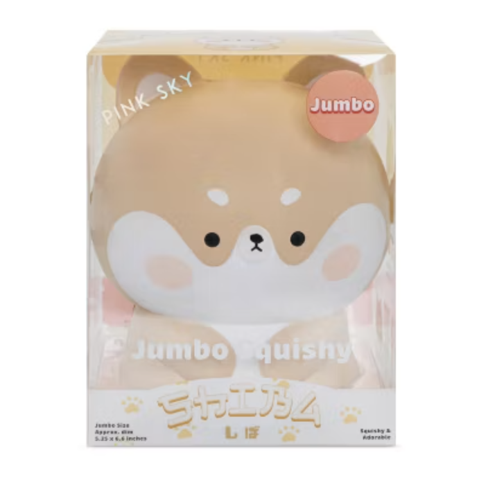 Pink Sky Jumbo Shiba Squishy 巨型柴犬捏捏乐