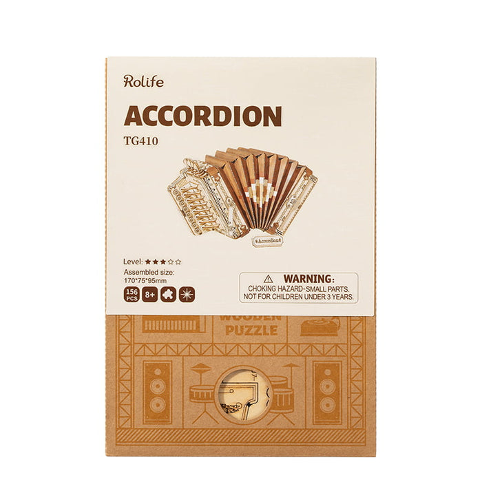 ROLIFE Accordion TG410 若来DIY手工拼装模型 手风琴