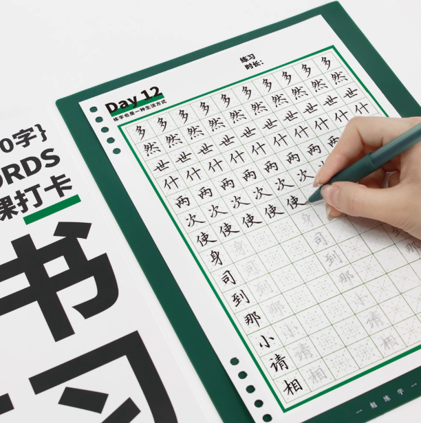 一起练字 常用1000字楷书练习 硬笔字帖