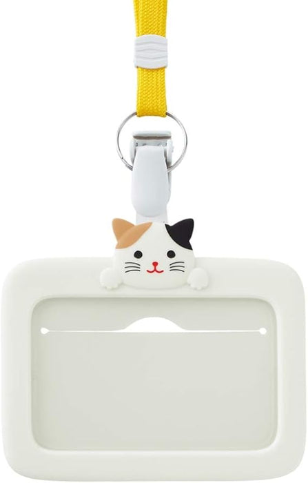 Lihit Lab SMARTFIT PuniLabo ID Card Holder - Calico Cat日本喜利PUNILABO胸卡套 花猫