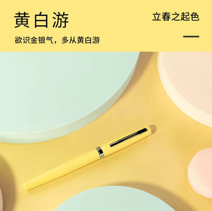 Hooded Nib Fountain Pen 练字专用美工笔 暗尖 弯度随机 苍艾