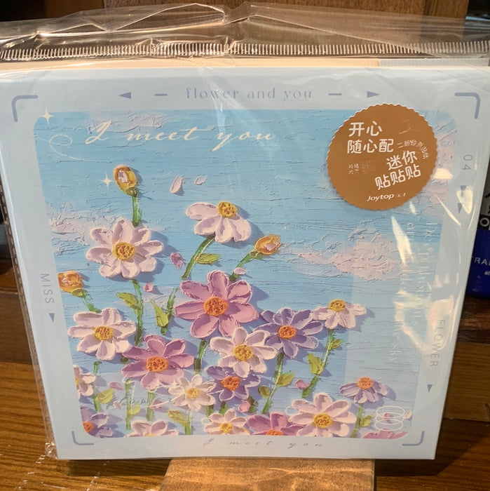 JOYTOP Flower Themed Notebook - Squared 悦木花期来信-方方本