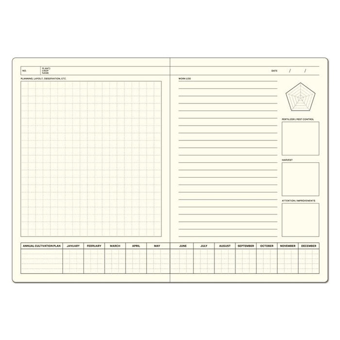Laconic LGF43 Style Notebook B6 Green 日本Laconic STYLE NOTEBOOK记事本 B6 绿植记录