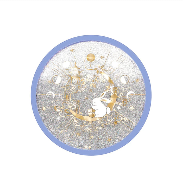 Gifts from the Palace Museum:Coaster故宫文创 沙钥日月杯垫 玉兔