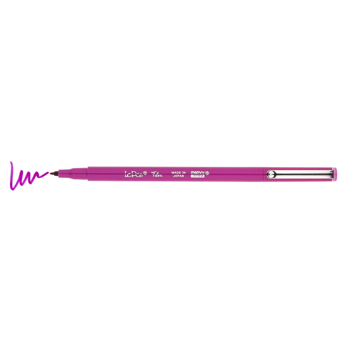 MARVY LePen Flex Basic Colors - Magenta 日本内田美辉LePen软头秀丽笔 基础色系 洋红色