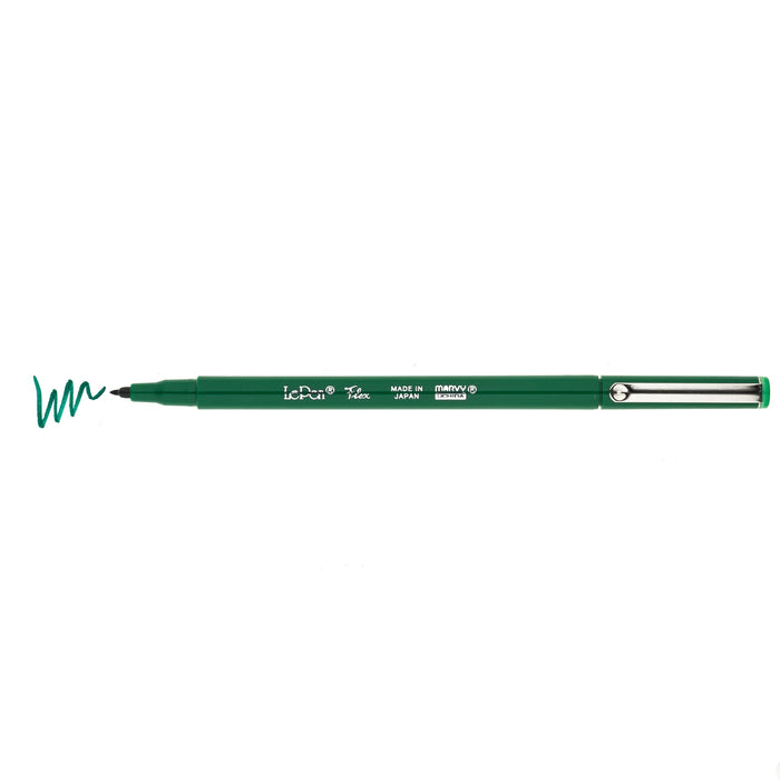 MARVY LePen Flex Basic Colors - Green 日本内田美辉LePen软头秀丽笔 基础色系 绿色