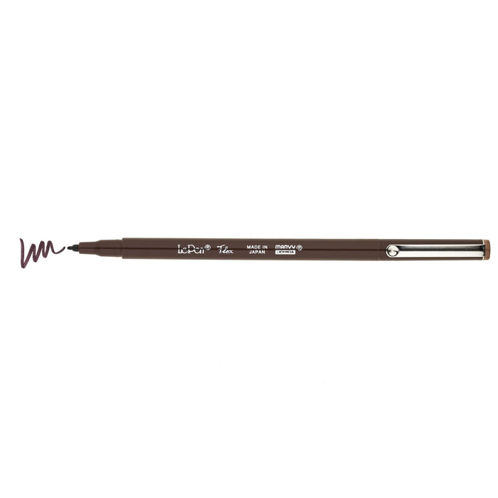 MARVY LePen Flex Basic Colors - Brown 日本内田美辉LePen软头秀丽笔 基础色系 棕色