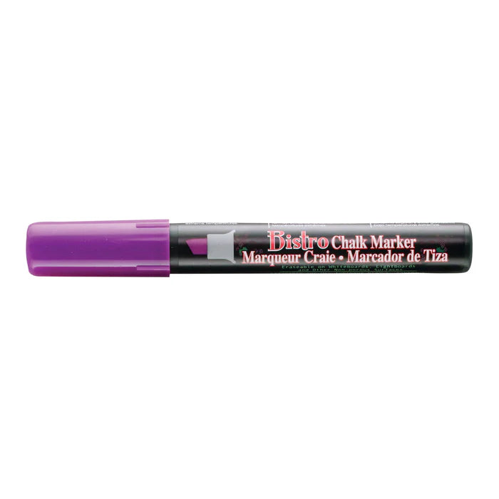 Bistro Chalk Fluorecent Chisel Tip Marker - Fluorecent Vlolet Bistro粉笔荧光马克笔 荧光紫