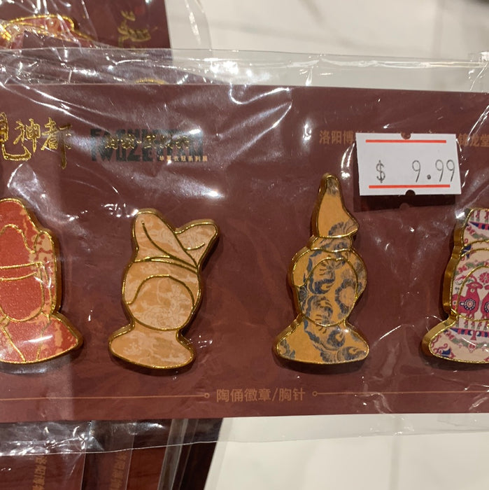 Enamel Metal Brooch 时裳·武则天陶俑胸针