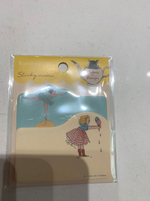 rei kurashi sticky memo pad