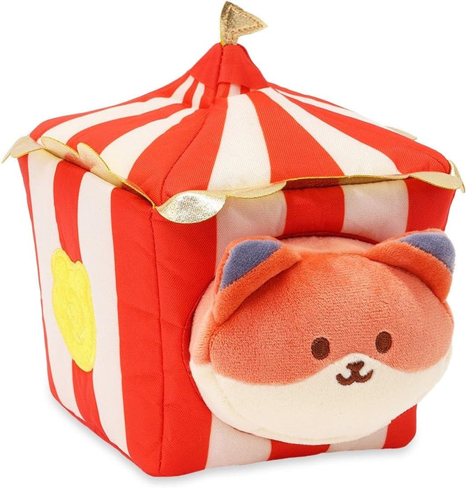 Anirollz Circus Tent Foxiroll Outfitz Plush – Removable Tent Costume Fox Plush, Soft Stuffed Animal Toy. Anirollz马戏团帐篷系列狐狸玩偶服饰套装——可拆帐篷造型服饰狐狸毛绒公仔，柔软毛绒玩具