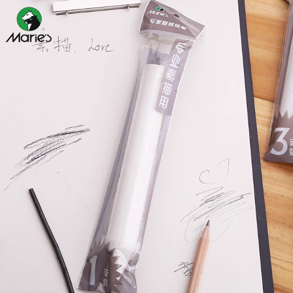 Marie's No.C6831 Sketching Xuan Paper Tortillon马利C6831素描宣纸纸擦笔