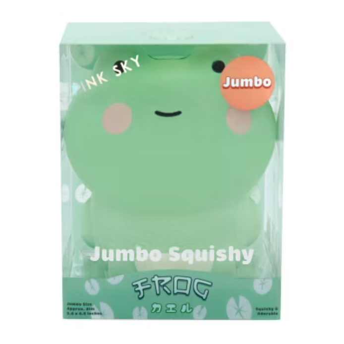 Pink Sky Jumbo Frog Squishy 巨型青蛙捏捏乐