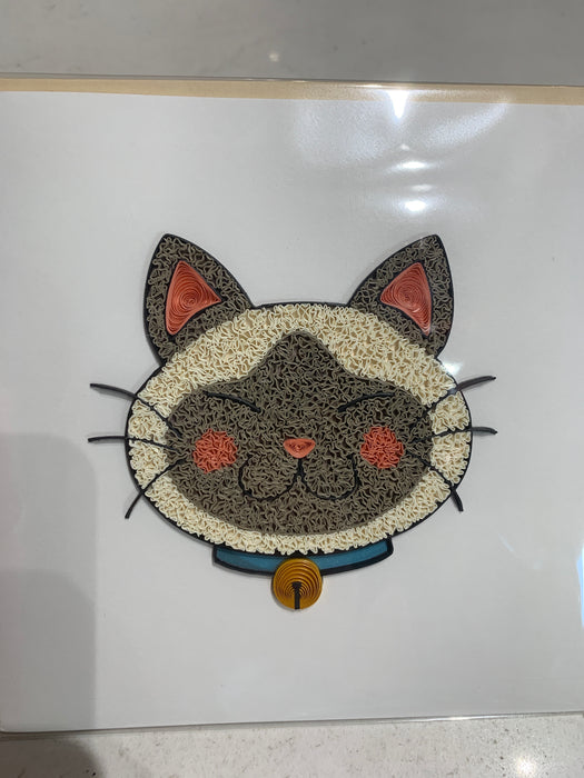 kawii cat greeting card