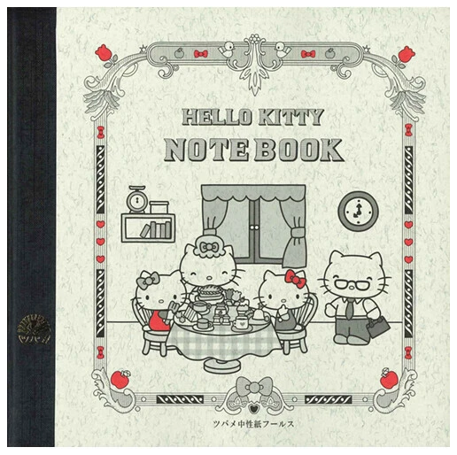 Tsubame x Hello Kitty Square Note - Plain 日本燕牌x三丽鸥联名 Hello Kitty方形笔记本