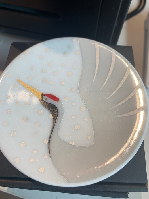Ceramic Plate - Crane 日式仙鹤图案陶瓷盘