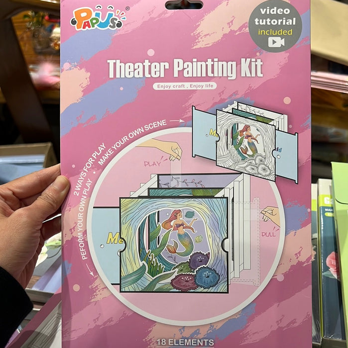 PAPUS Theater Painting Kit - Mermaid 填色小剧场 美人鱼
