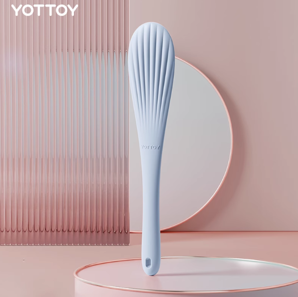 YOTTOY Seashell Series Handheld Silicone Slap Board - Blue 优特贝壳系列经络拍痧板-奶雾蓝
