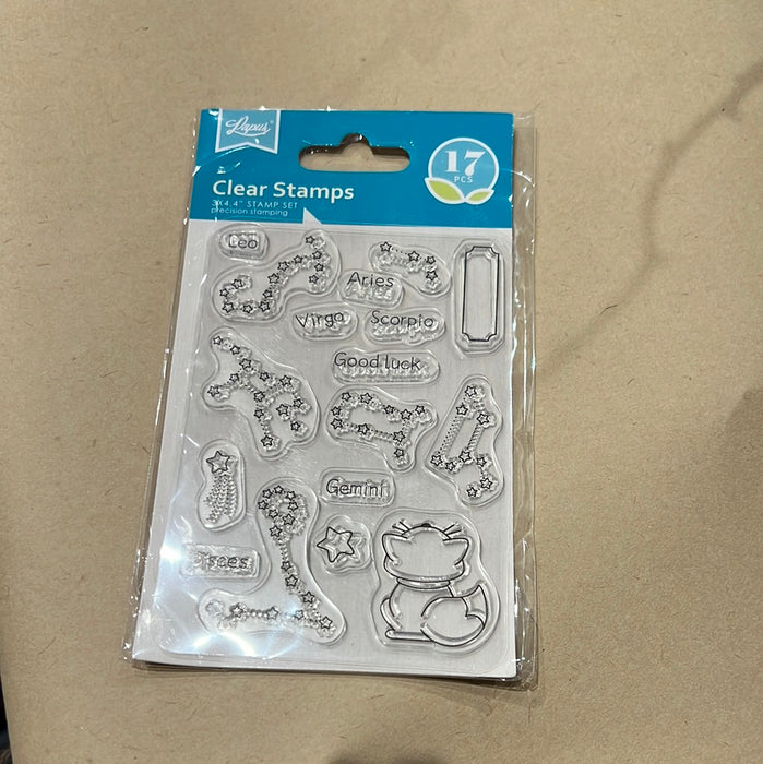 PAPUS Clear Stamps 透明图章 狐狸星座