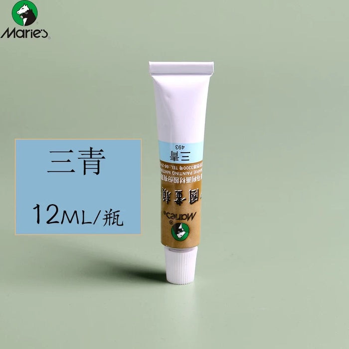 Marie‘s Chinese Painting Color - #493 12ml 马利牌 国画颜料 三青 单支 12ml