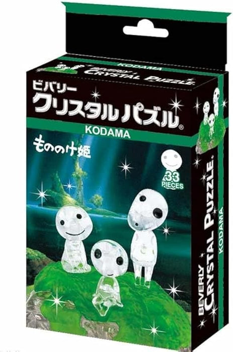 Studio Ghibli Kodama 33 Pieces Clear Puzzle吉卜力3D透明立体拼图 幽灵公主 小树精