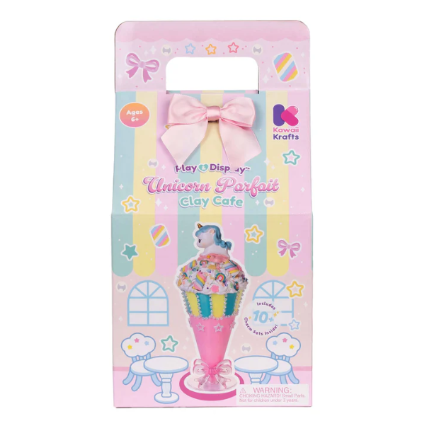 Play & Display Unicorn Parfait Clay Cafe Kit 梦幻独角兽甜品屋黏土手工坊套装