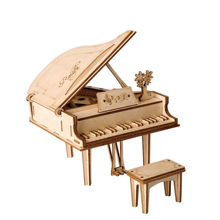 ROLIFE Grand Paino TG402 3D Wooden Puzzle 若来DIY手工拼装模型 TG402 三角钢琴