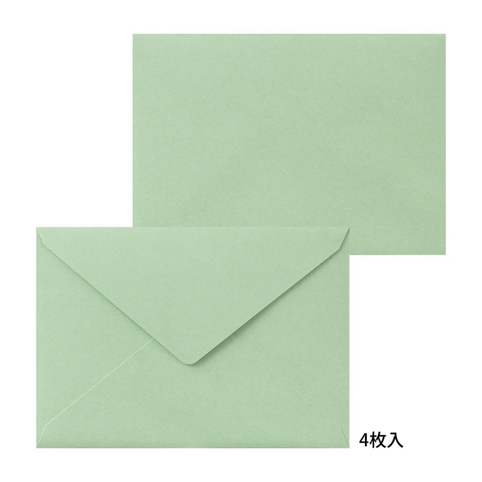 Midori Letter Set Press Bouquet Red日本Midori活版印刷红果花束信笺套装
