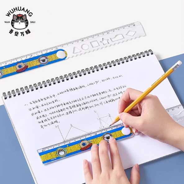 COMIX WHB3266 Foldable Ruler - 30cm 齐心 吾皇万睡折叠直尺 30cm
