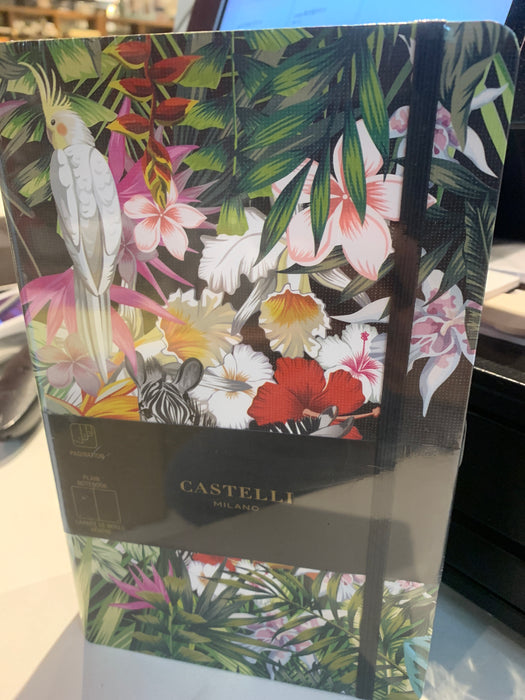 Castelli Milano EDEN Collection Notebook - Zebra,Plain,13x21cm 意大利Castelli米兰EDEN系列笔记本 - 斑马 空白 13x21cm