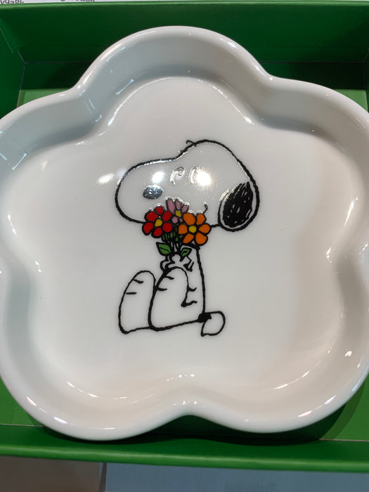 Peanuts Stoneware Dish - Flower