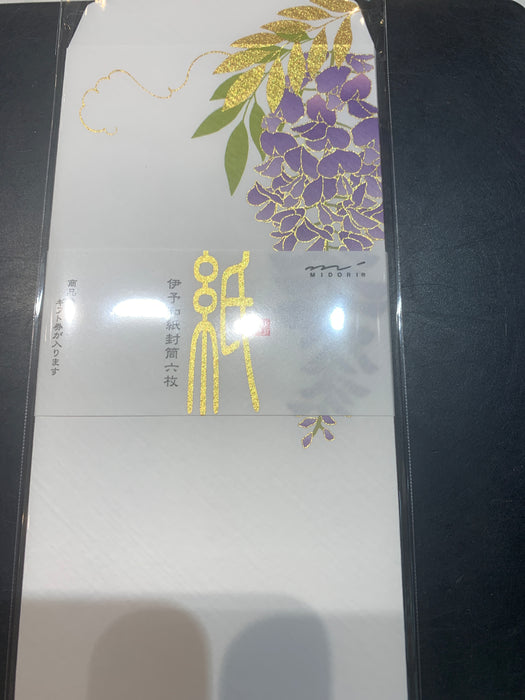 env four designs silk printing wishteria