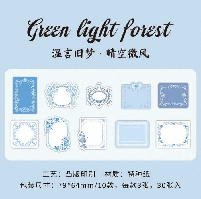 Journal Stickers Rose Train 温言旧梦系列 晴空微风