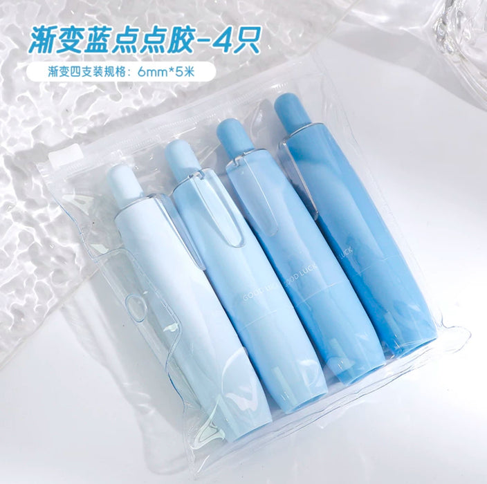Gradient Color Glue Tape Blue按动点点胶 渐变蓝