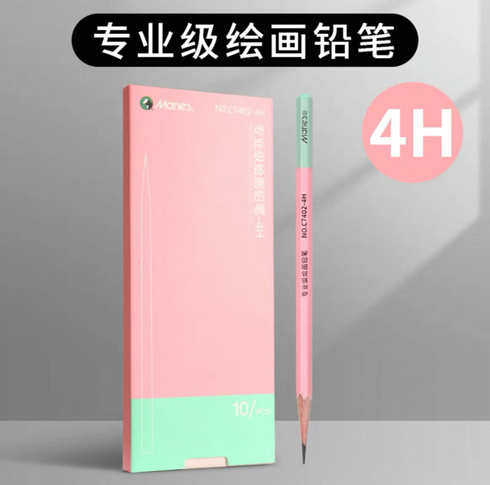 Marie‘s Professional Drawing Pencil 4H马利专业绘画铅笔 素描 4H C7402-4H