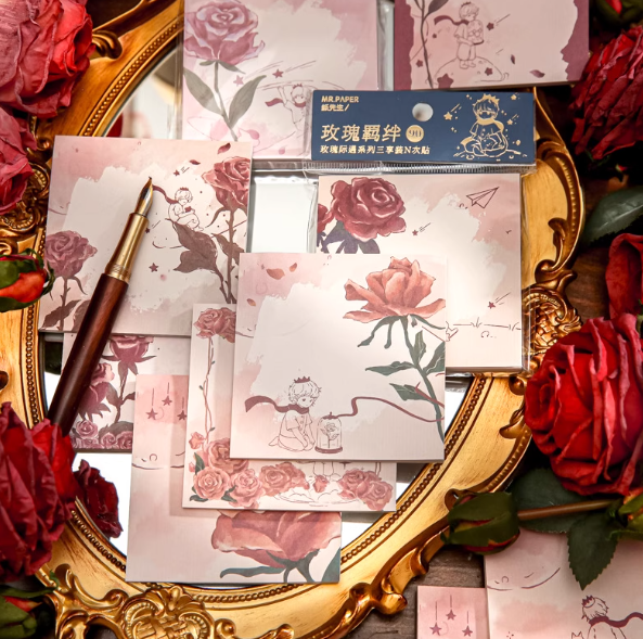 MR.PAPER Rose Themed Memo Sticks 纸先生玫瑰系列便利贴