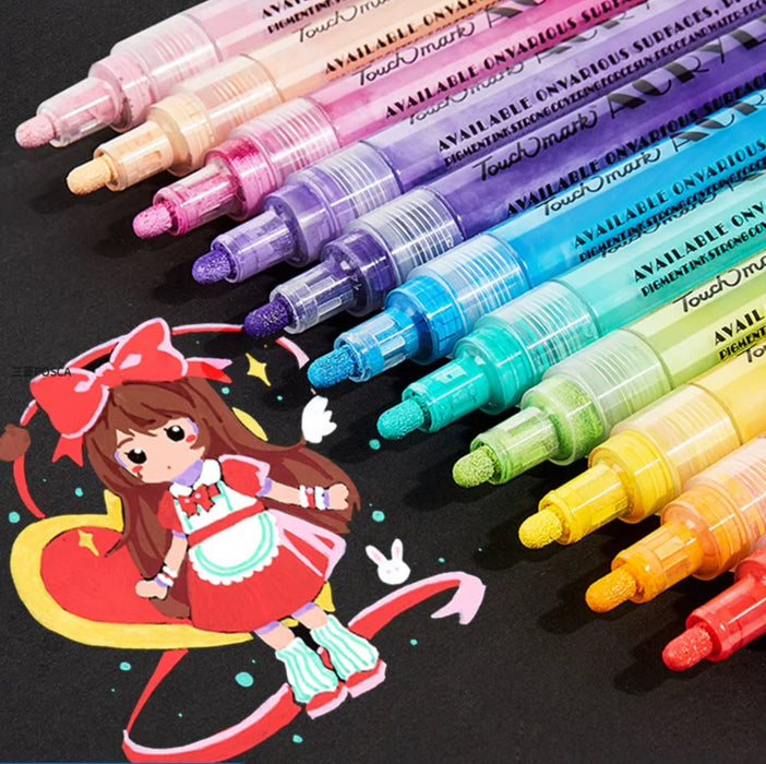 Touchmark Acrylic Marker Random Color 2.0mm 丙烯马克笔单支颜色随机