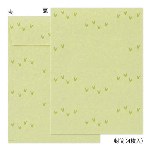 Midori Letter Set with Animal Stickers - Goat Pattern A日本MIDORI信笺套装 附带动物贴纸 山羊A款