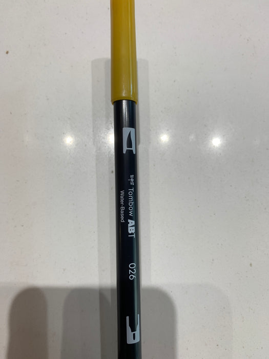Yellow Gold Tombow Marker 026