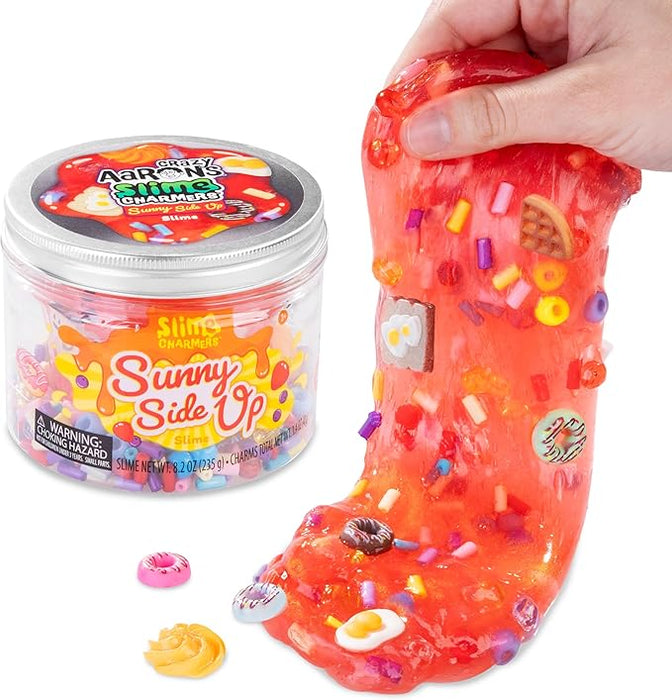 Crazy Aaron's Slime Charmers® - Sunny Side Up - Vibrant Red Water Slime史莱姆软胶玩具