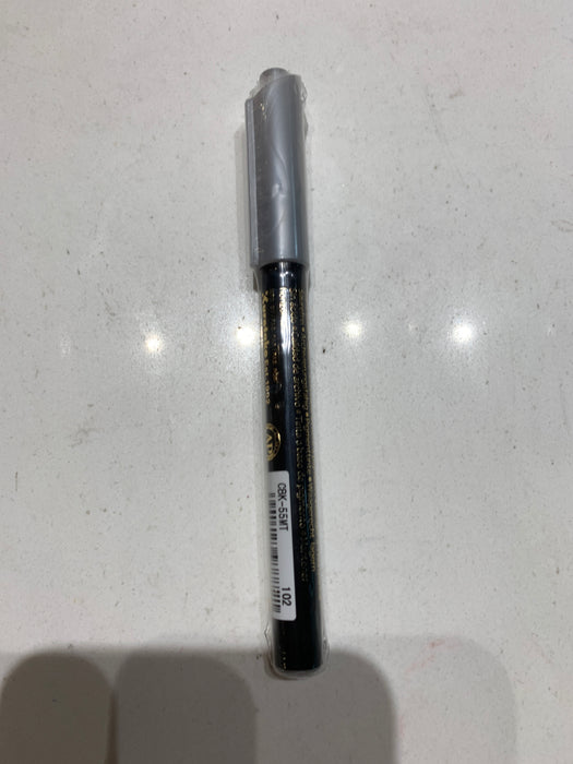 kuretake fudebiyori metallic bruch pen slver