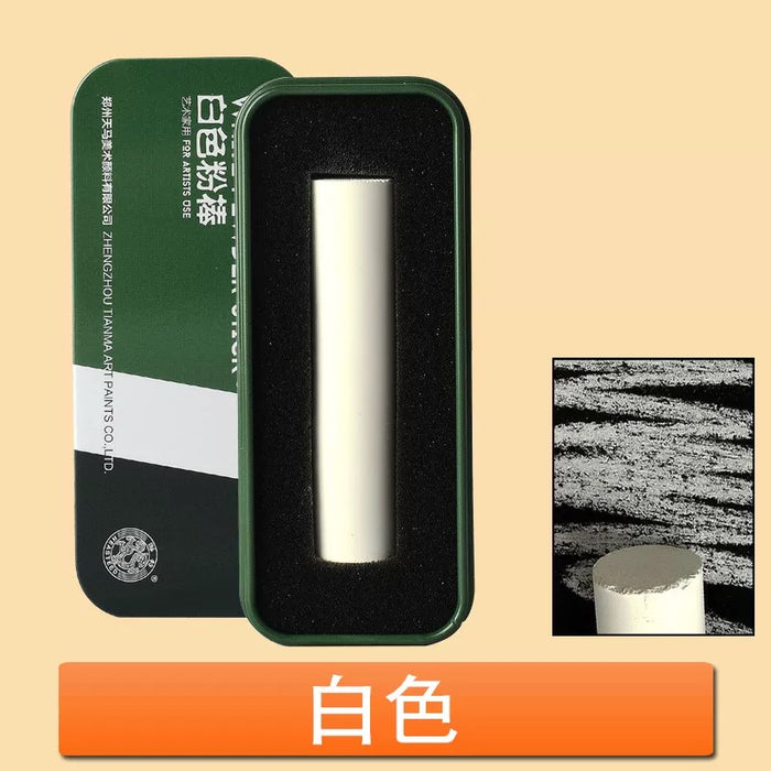 Water Soluble Dry Sketch Materials White Powder Stick 海特索斯素描炭精条 白色